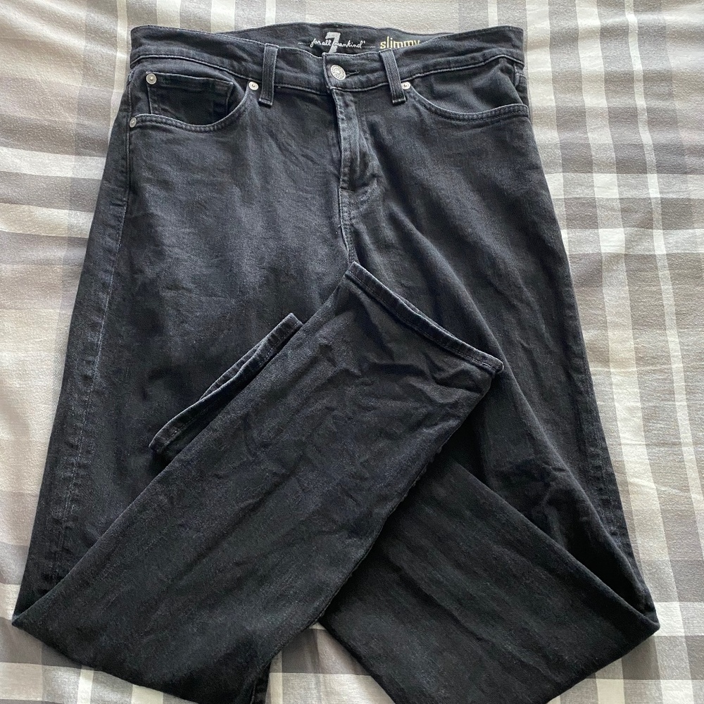 7 for All Mankind Black Jeans